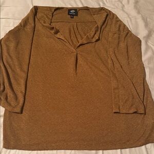 Bobeau Tan Blouse